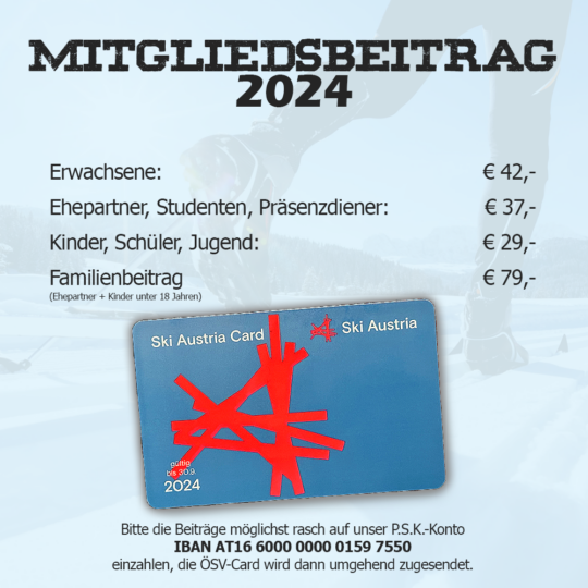 Mitgliedsbeitrag 2024